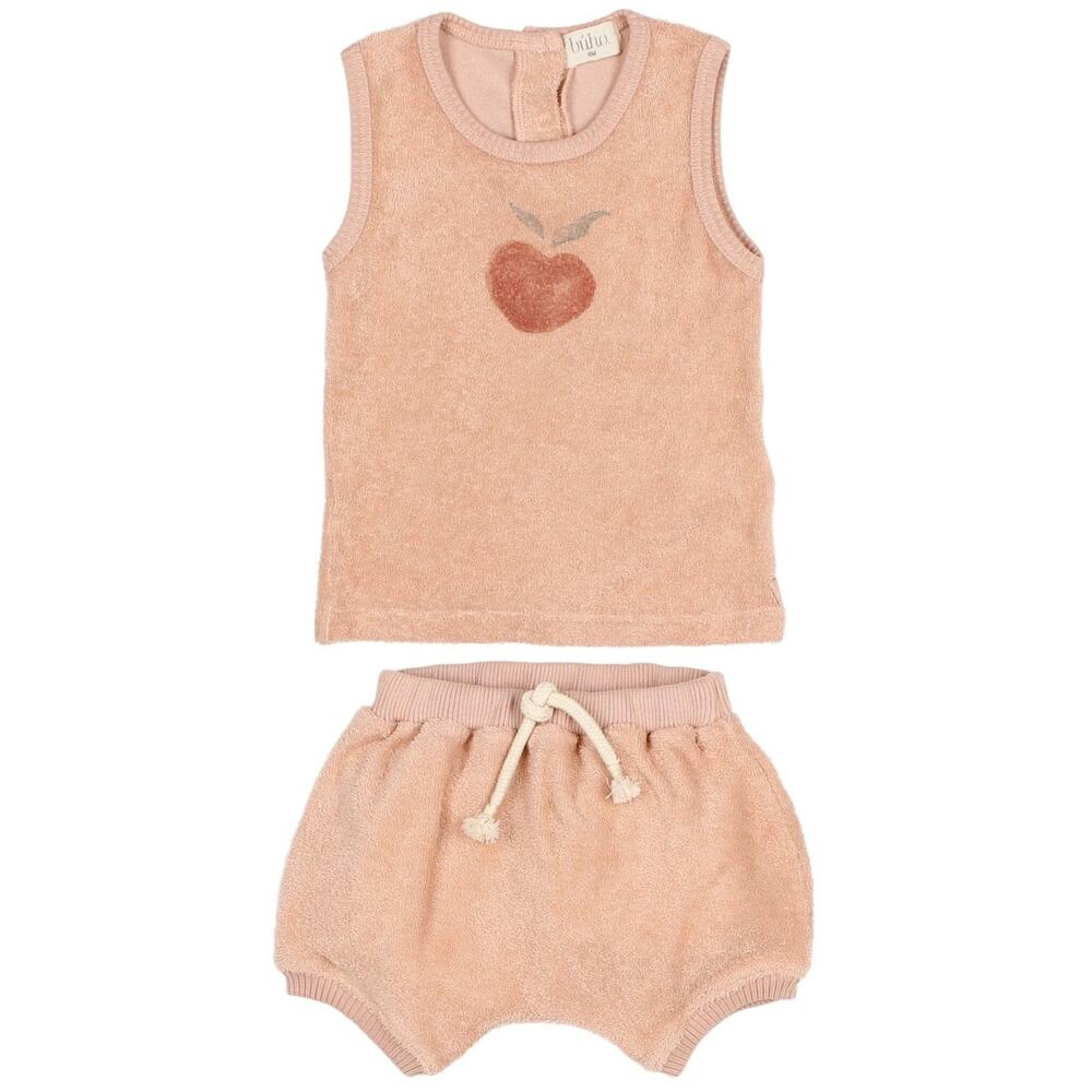 Buho Baby Girl Terry Tank & Bloomer Matching Outfit Set size 18 months